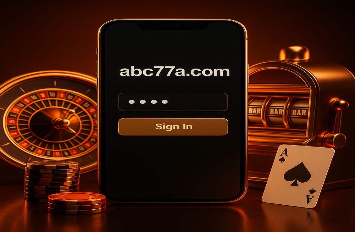 abc77 অ্যাকাউন্ট লগইন স্ক্রিন